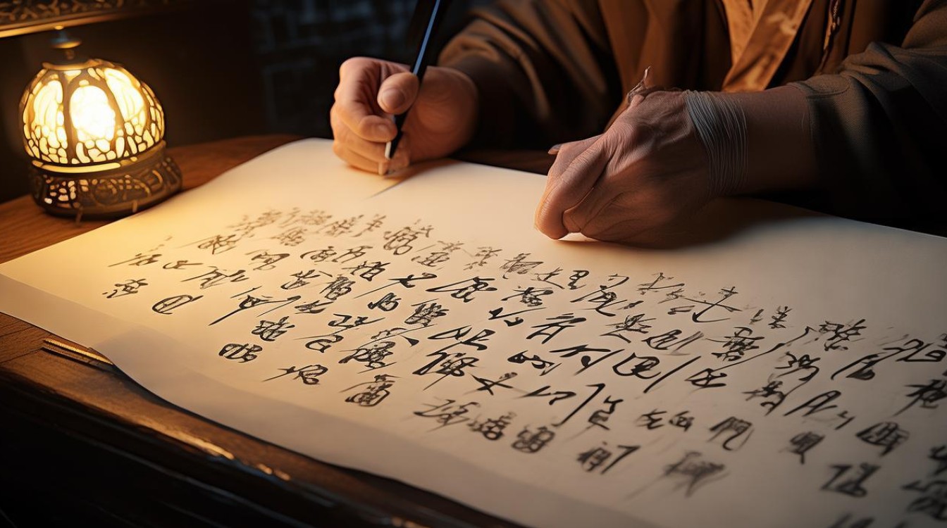 明学长老书法