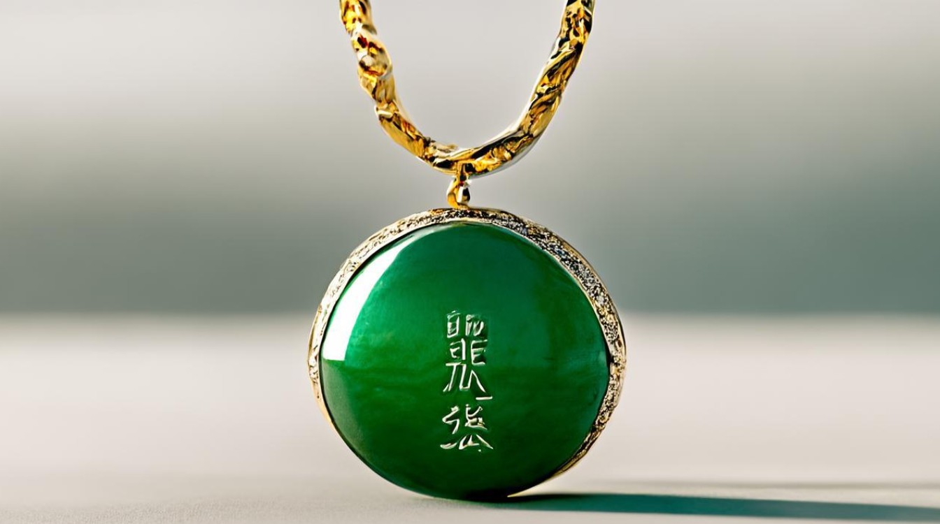 翡翠幸运珠吊