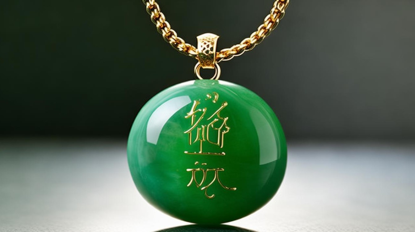 翡翠幸运珠吊