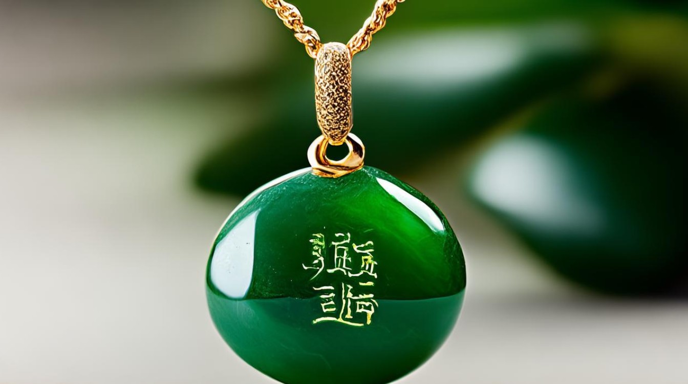 翡翠幸运珠吊