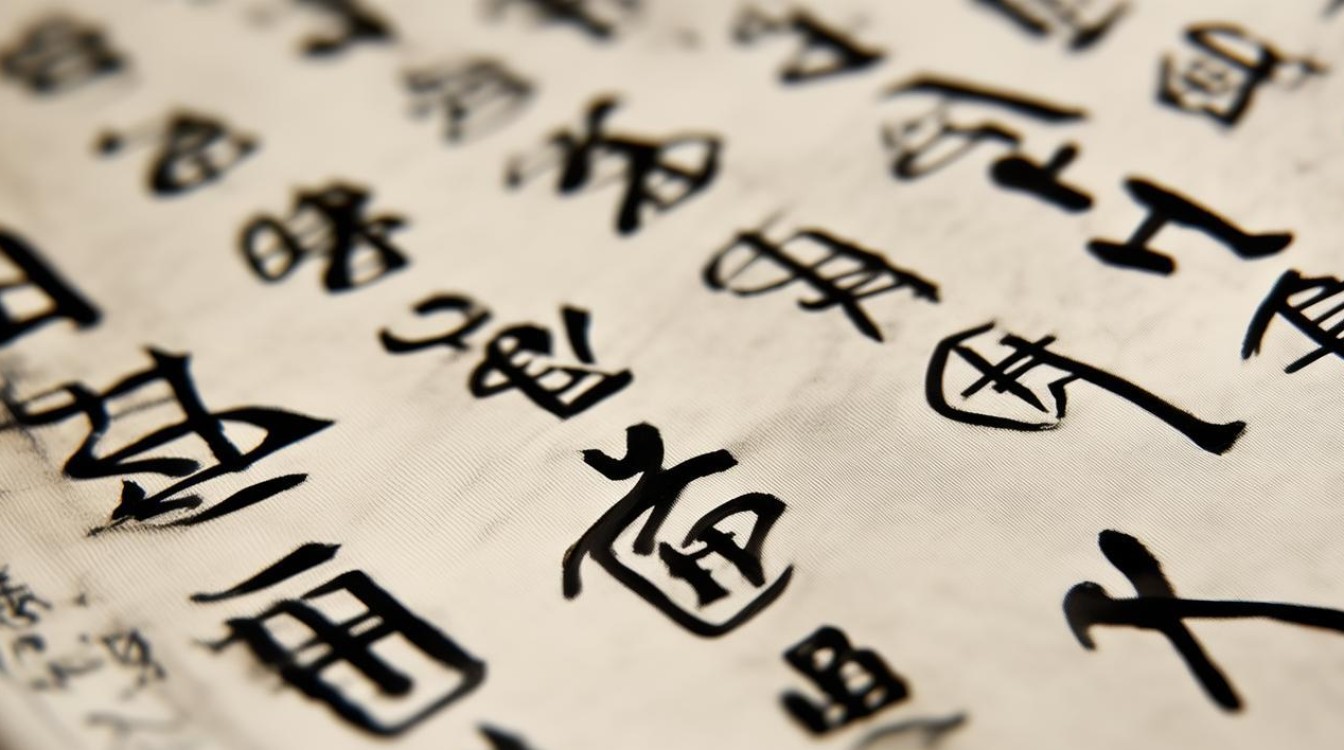 书法作品构成