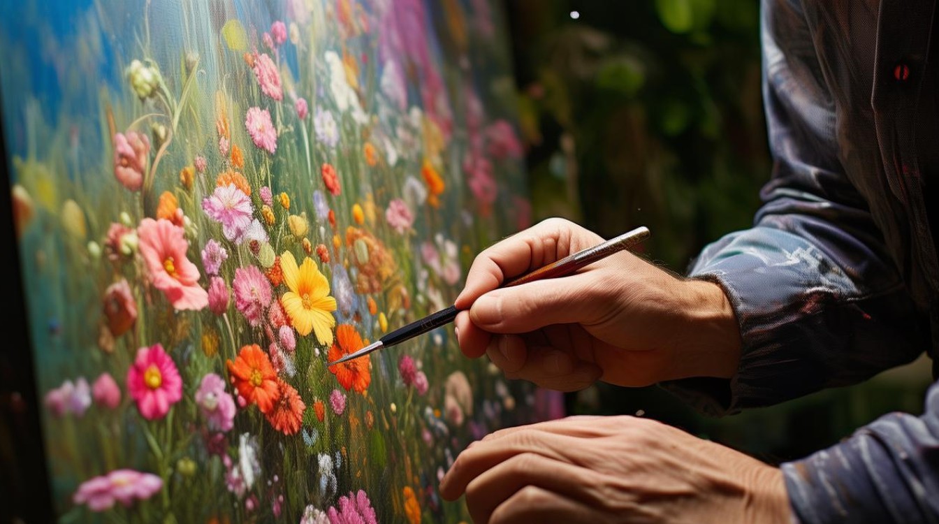 画家 花