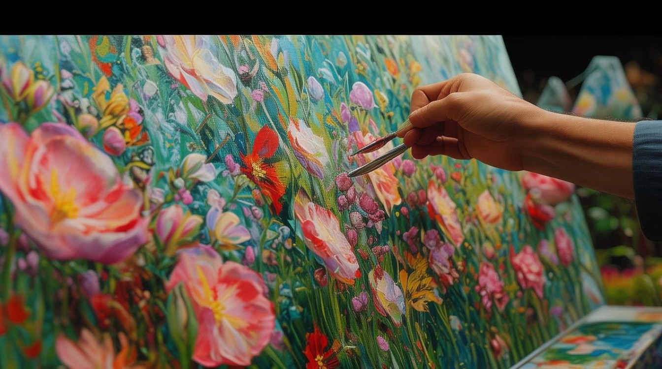 画家 花