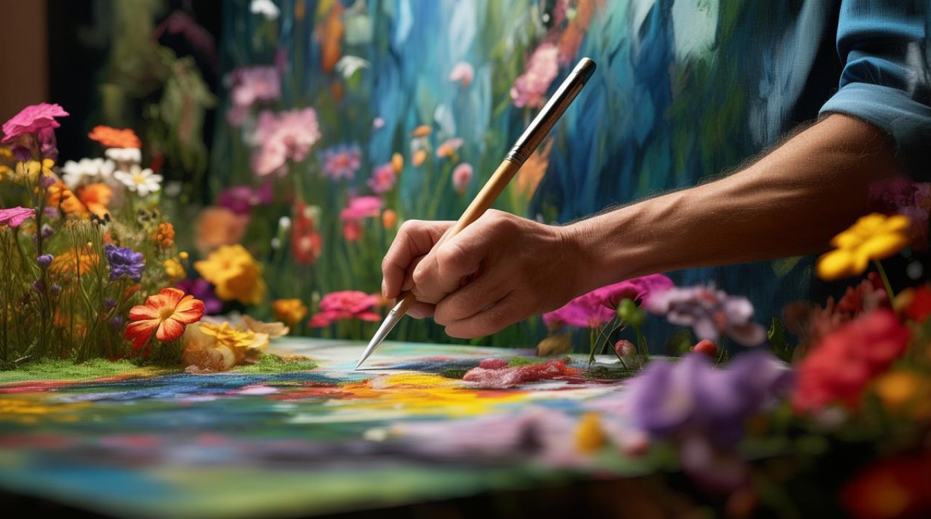 画家 花