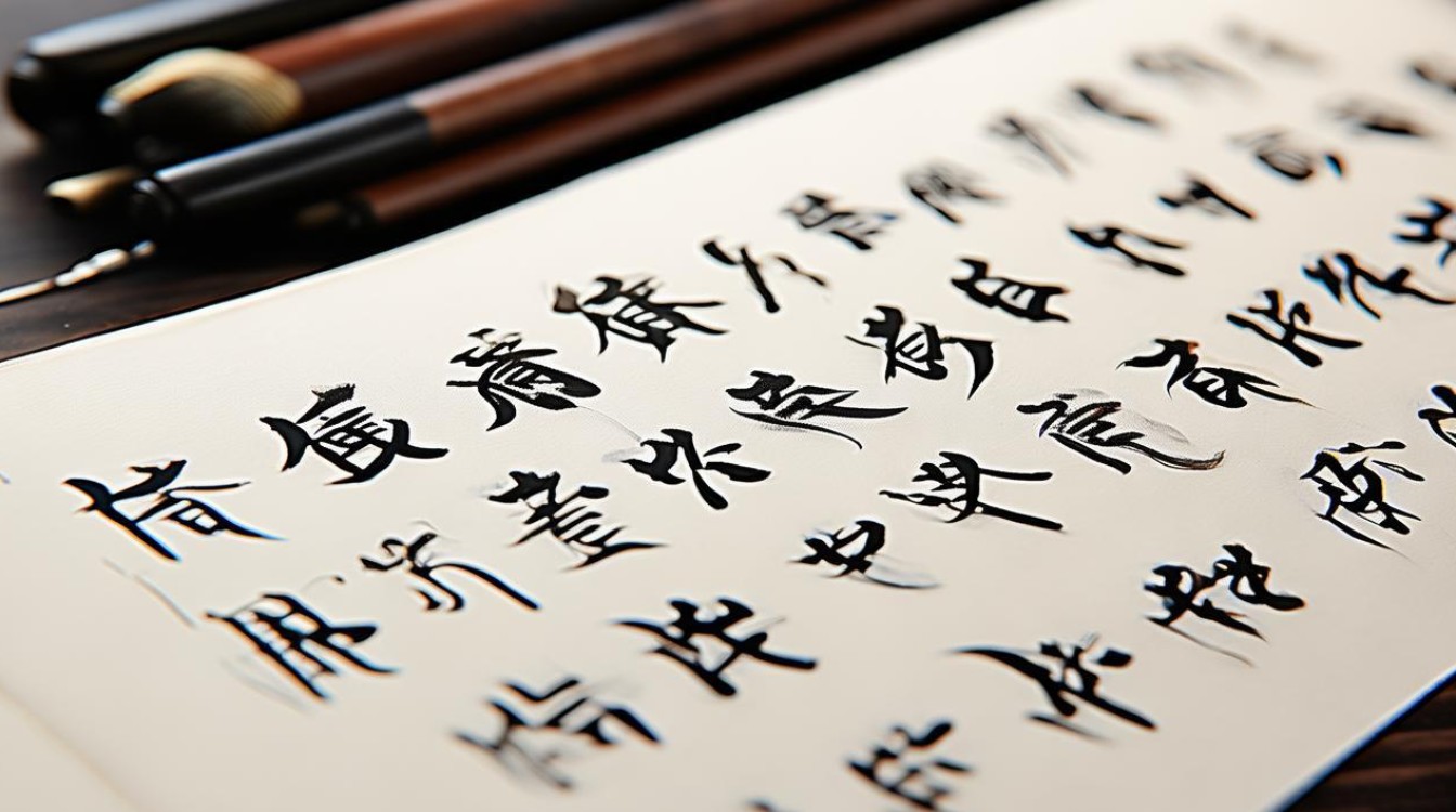 关雎硬笔书法