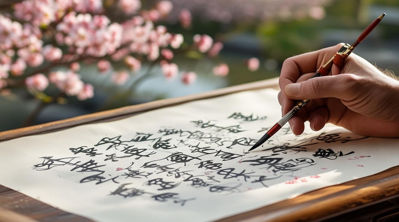 春日偶成书法