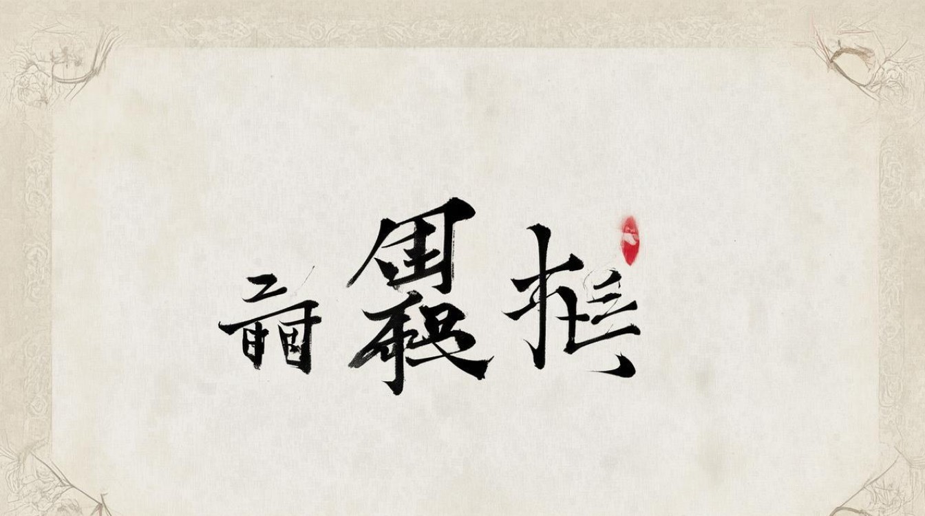 智字书法图片