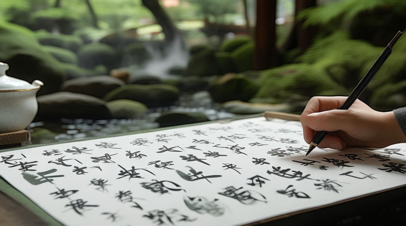 心静茶香书法