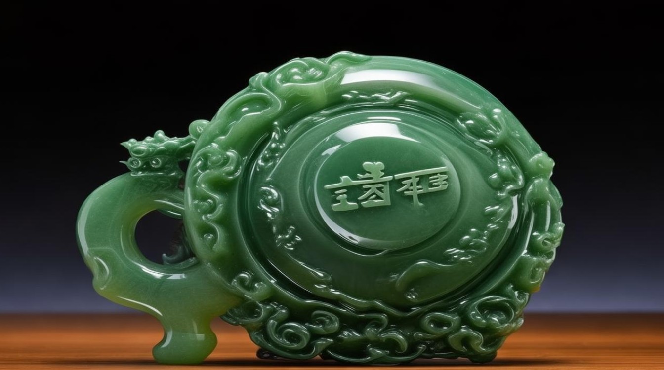 翡翠如意大摆件