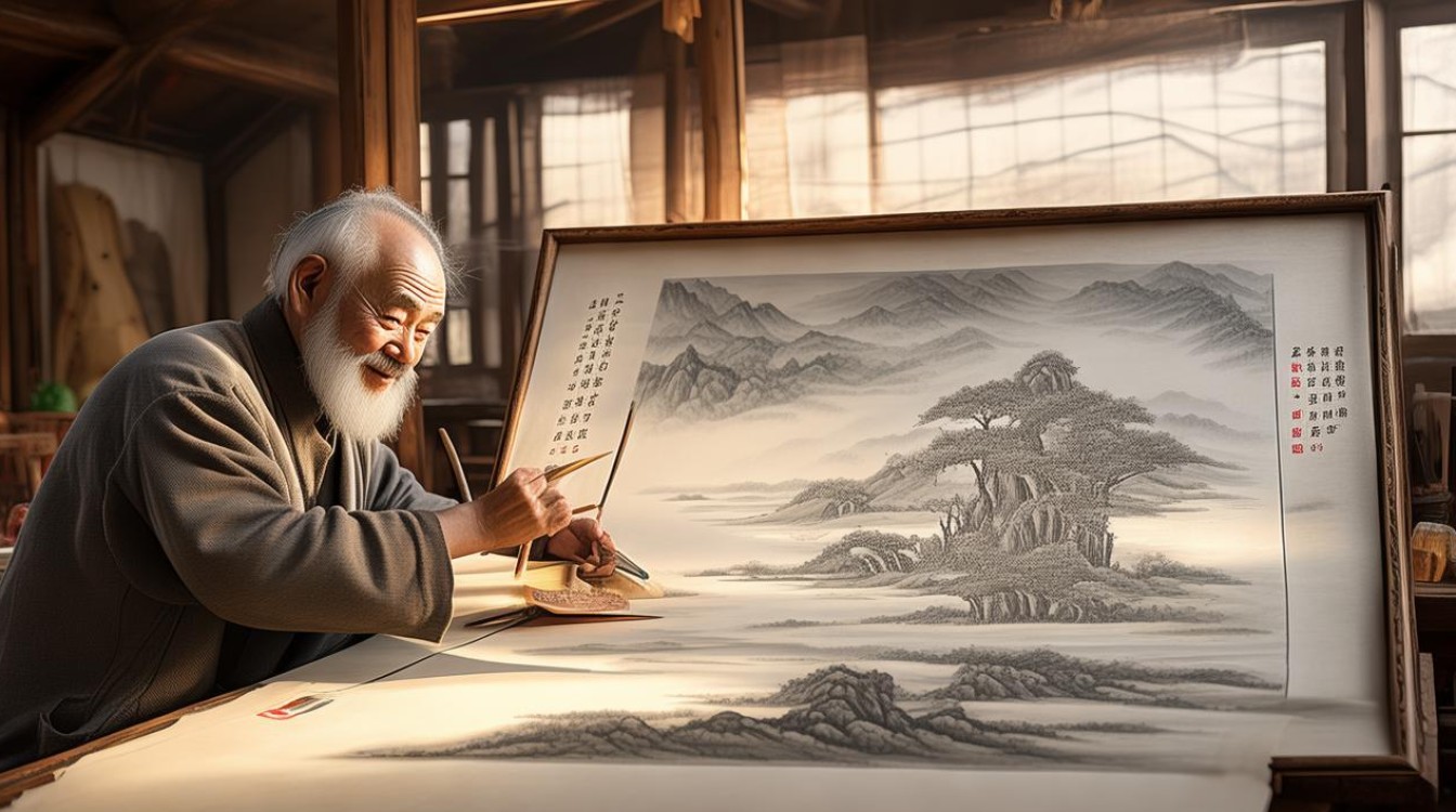 中国画家画的国画