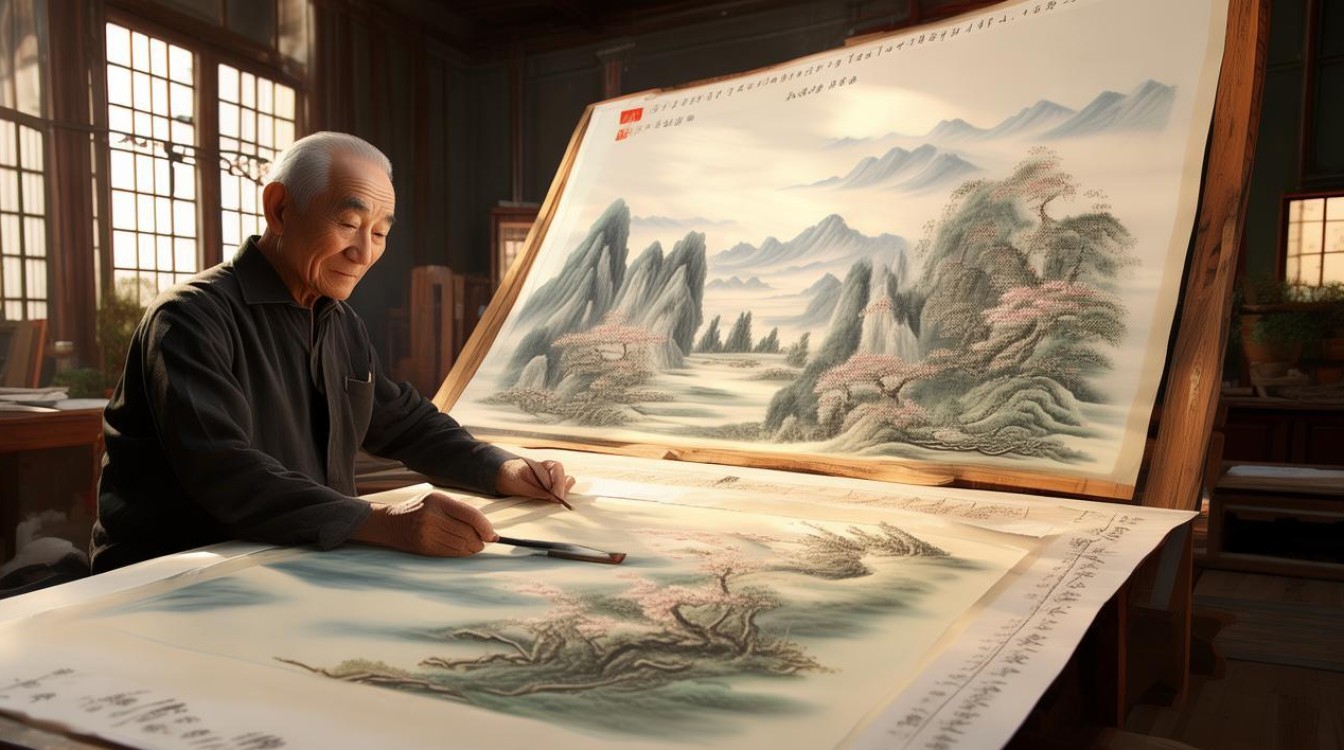 中国画家画的国画