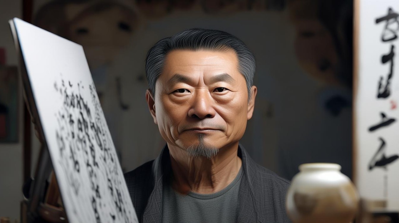 著名画家张行素
