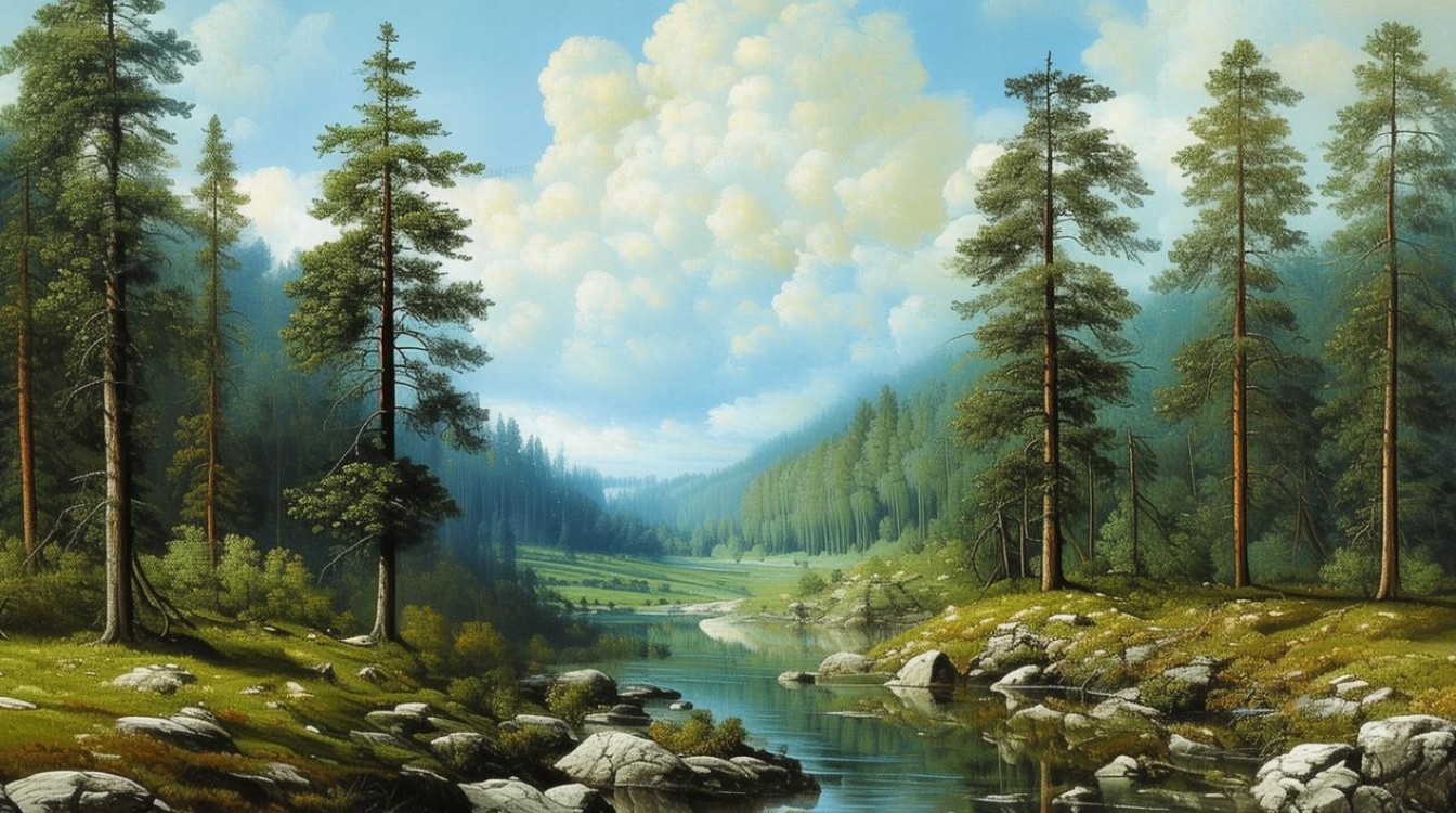 俄罗斯画家油画风景画
