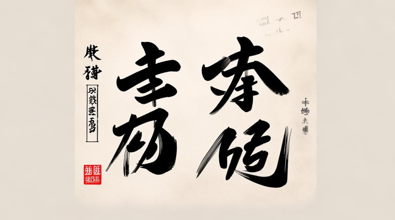 召字的书法