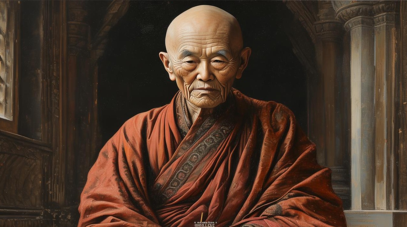 著名画家画和尚