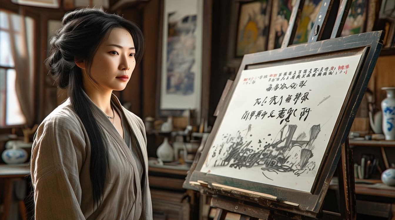 中国画家刘玲
