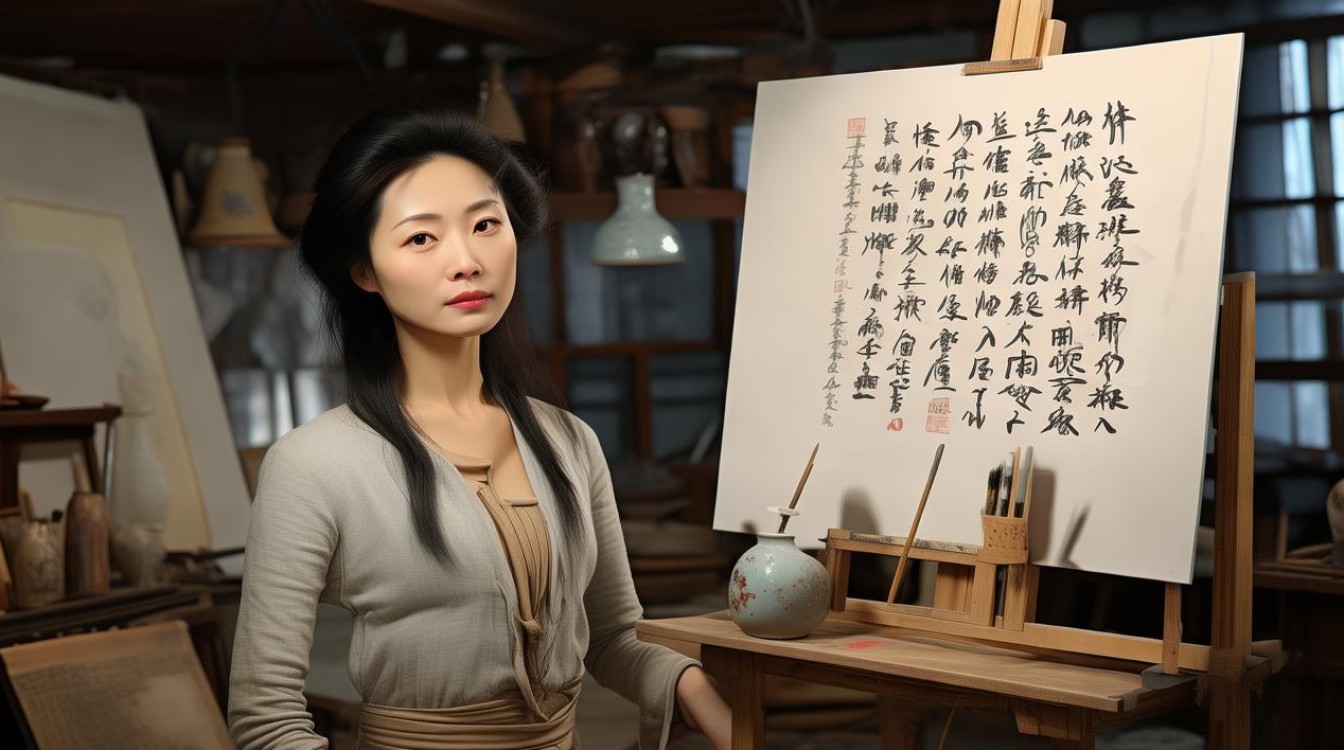 中国画家刘玲