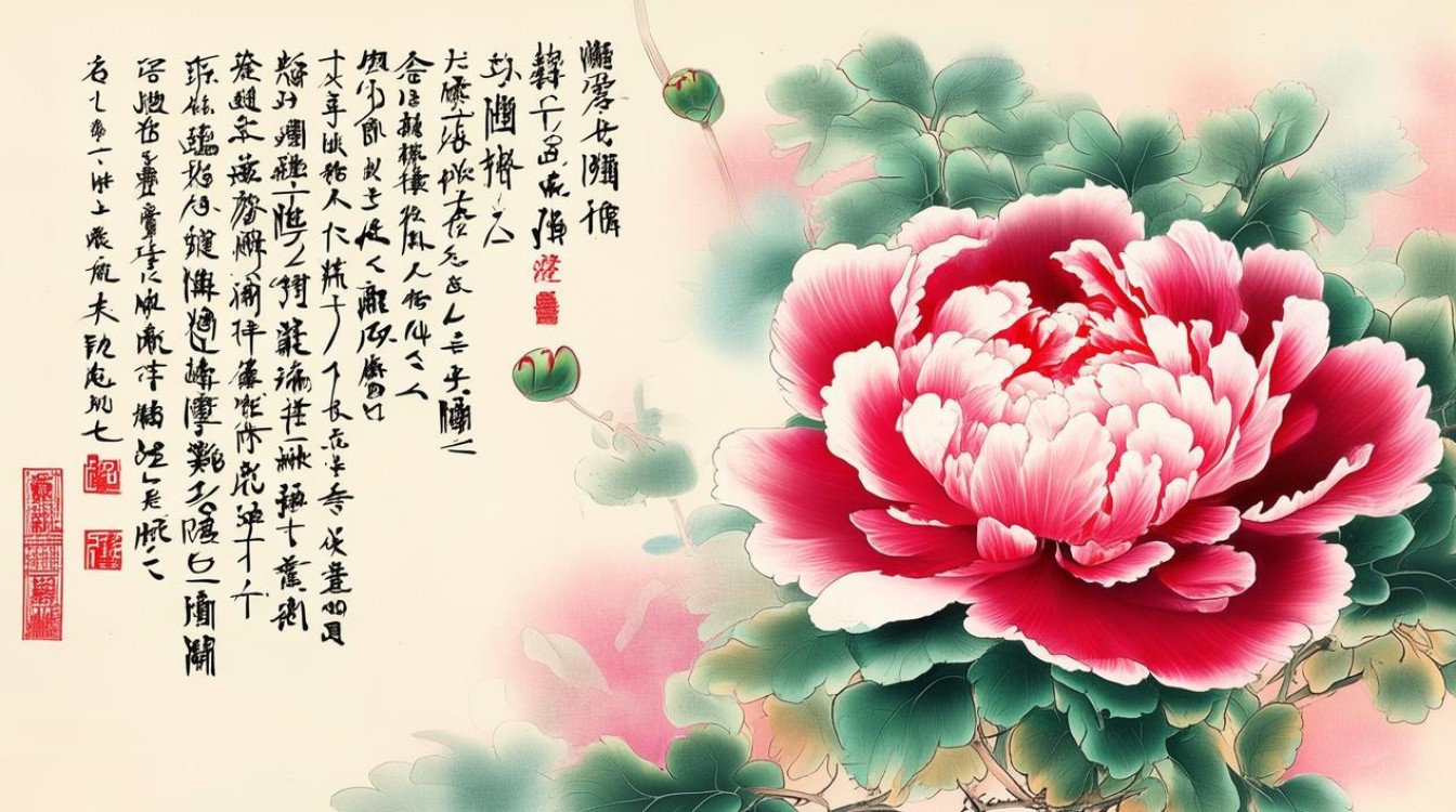 大写意牡丹画家作品欣赏