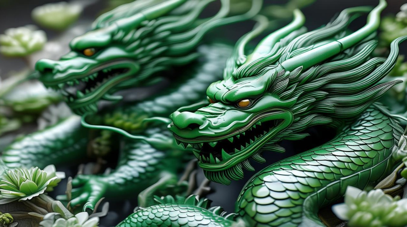双龙翡翠环