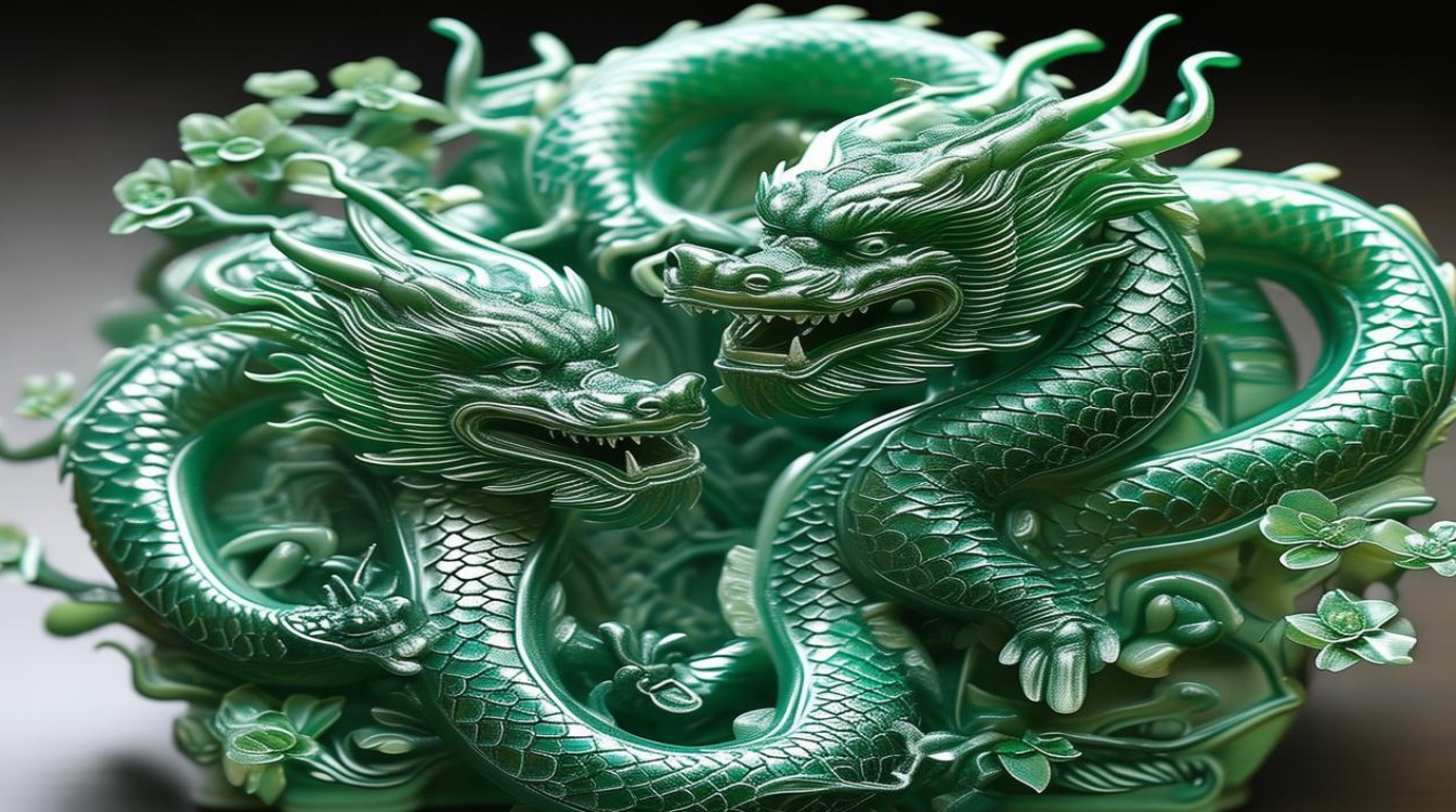 双龙翡翠环