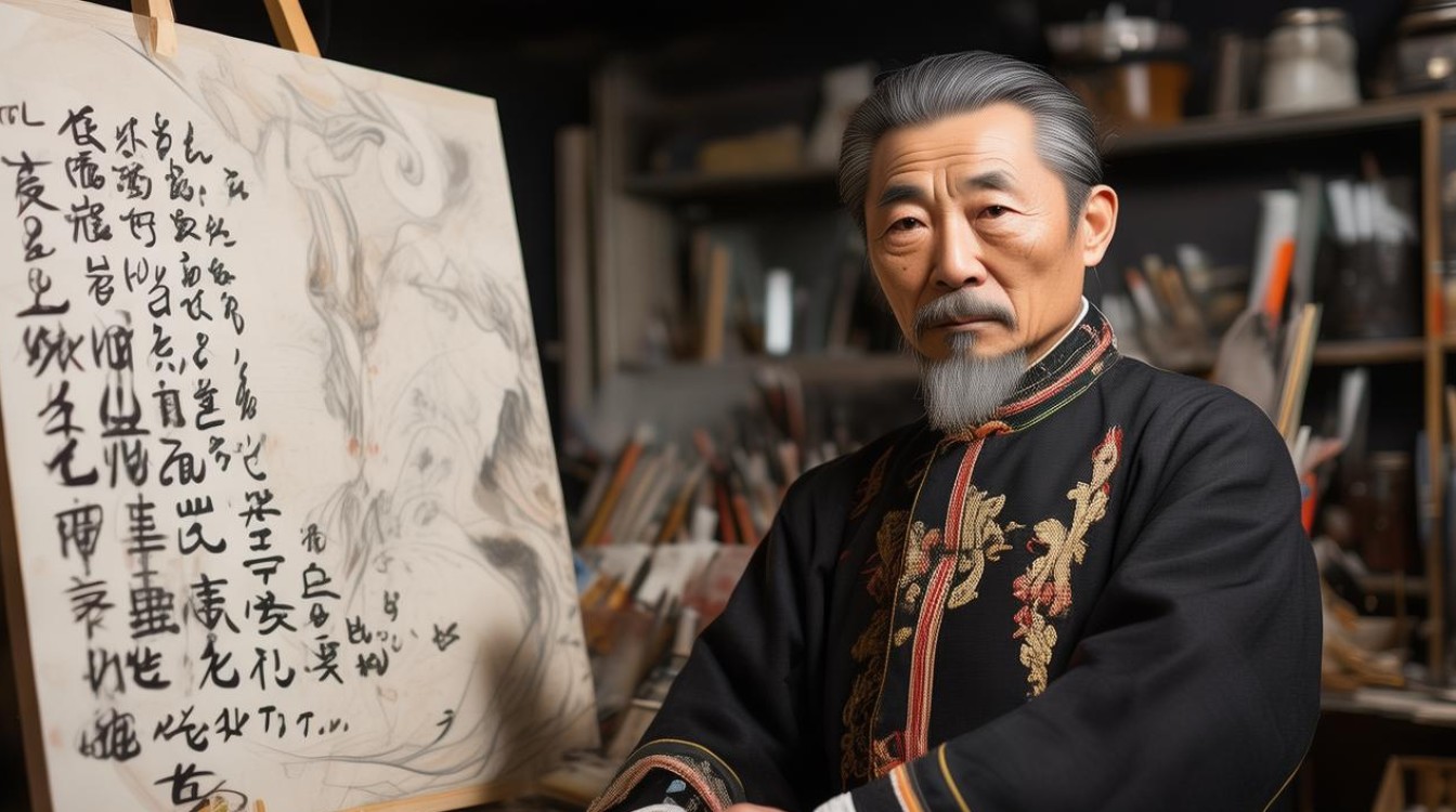 著名画家朱彤