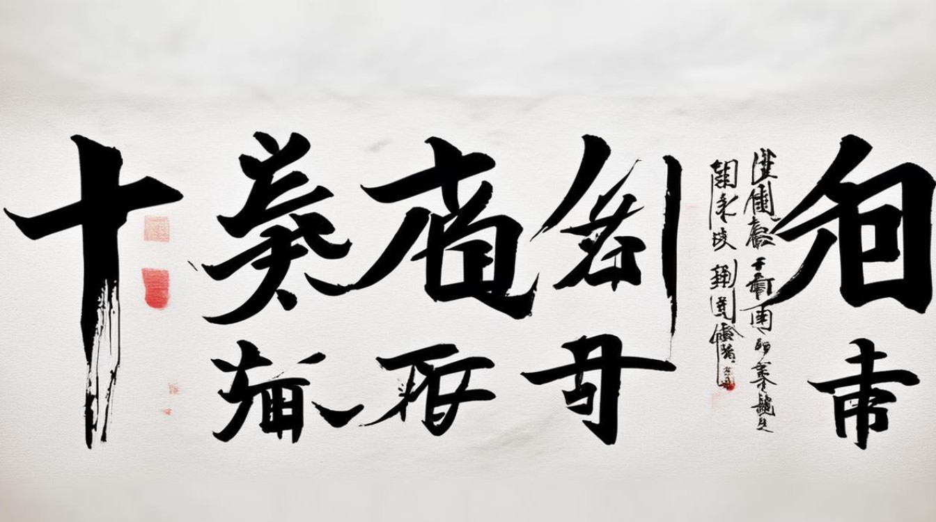 结字书法图片