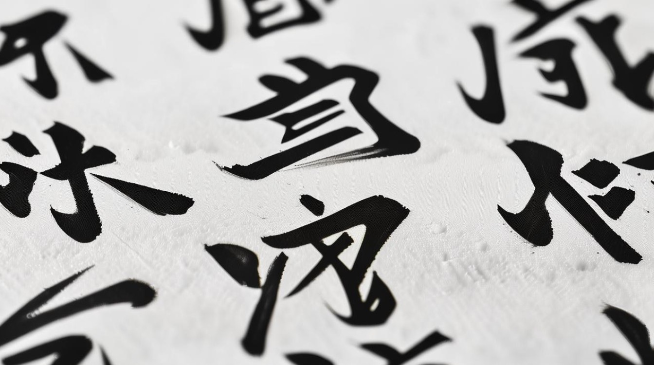 结字书法图片