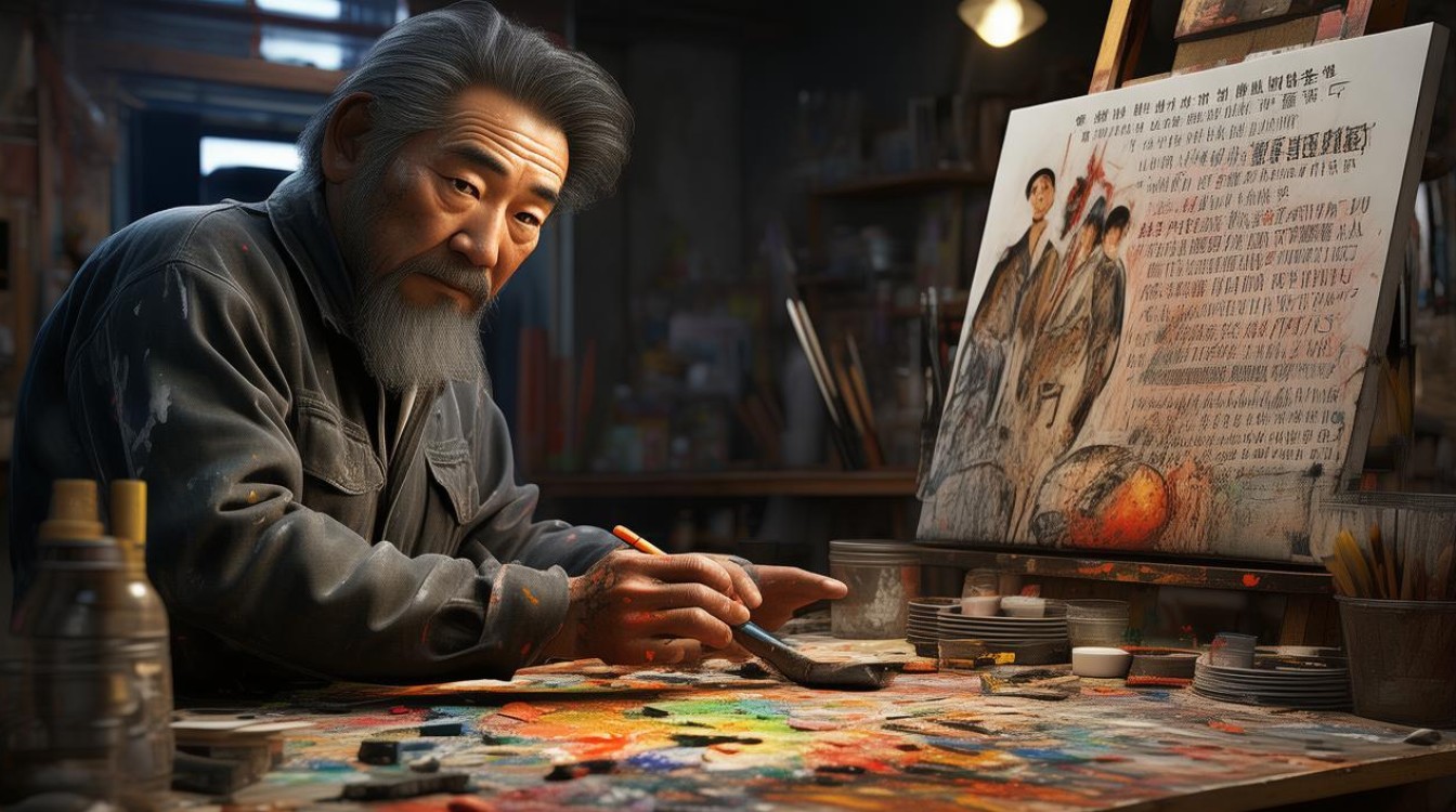 著名画家何军