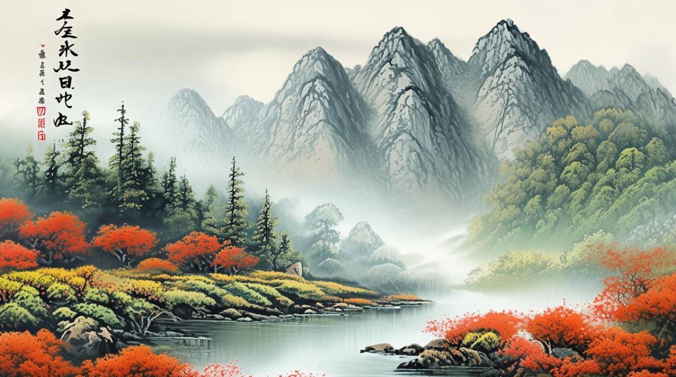 大画家画的山水画