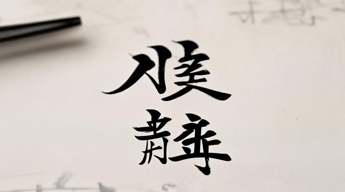 翎的书法字