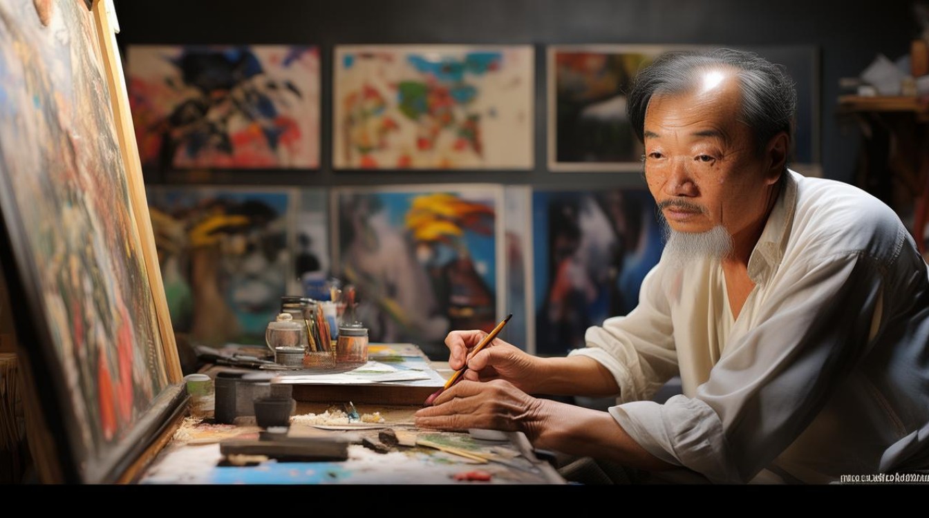 著名画家徐飞