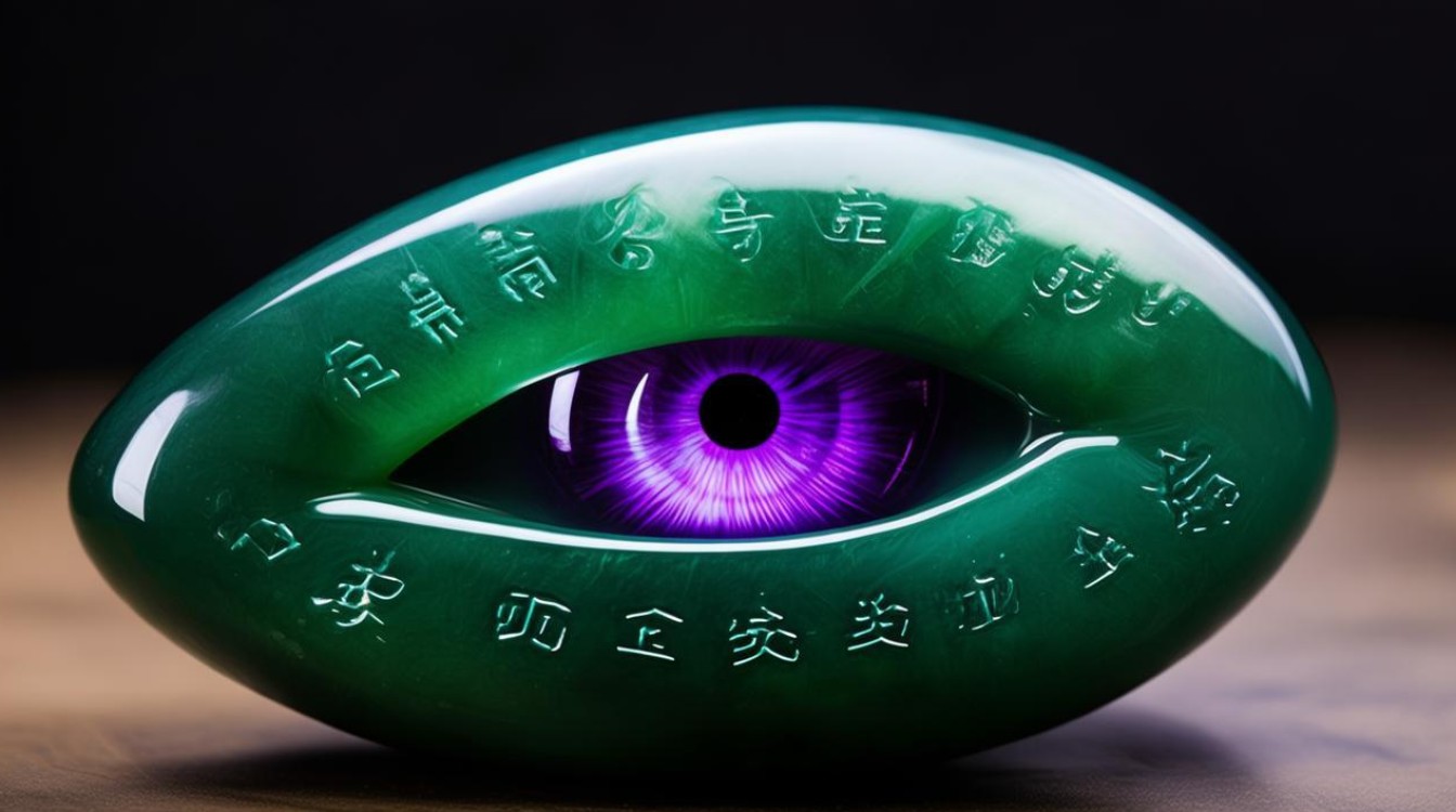 翡翠极品紫眼睛