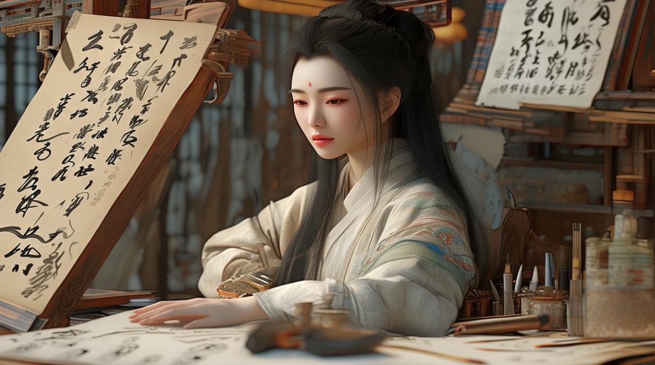 女书画家姜云