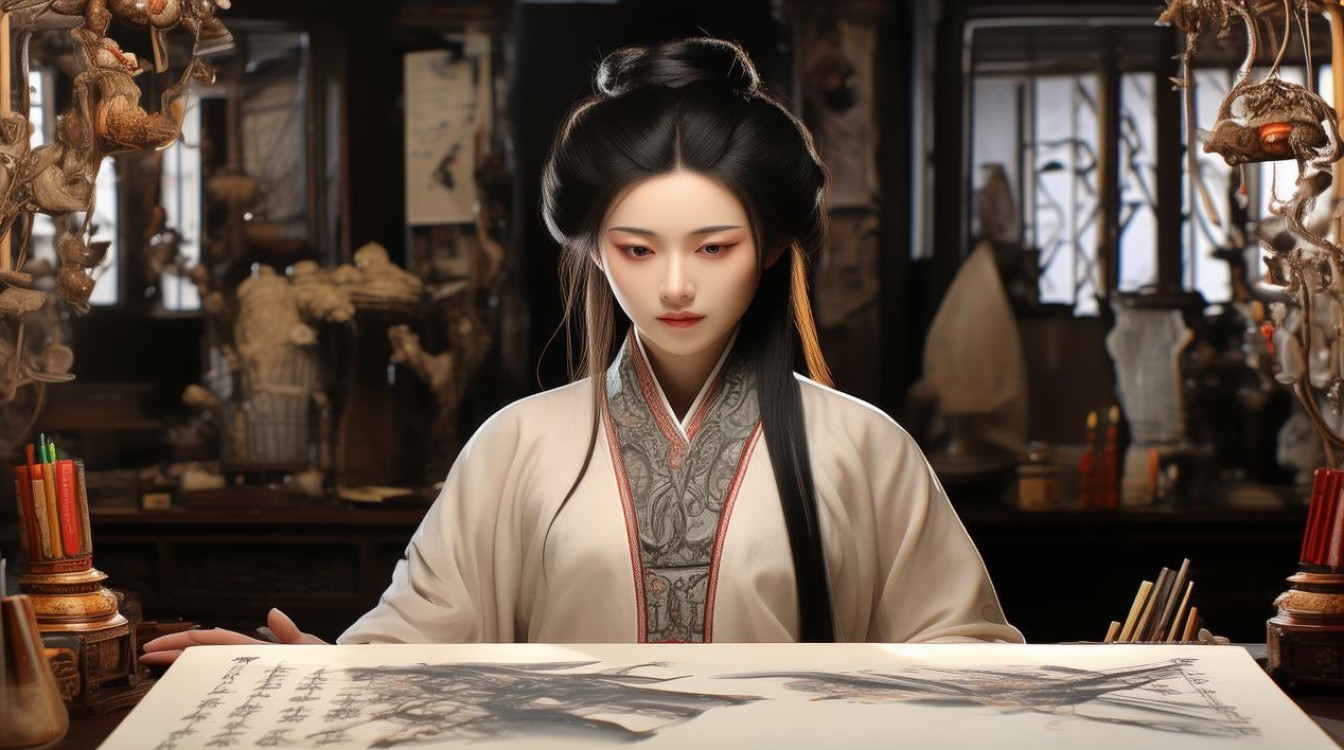 女书画家姜云