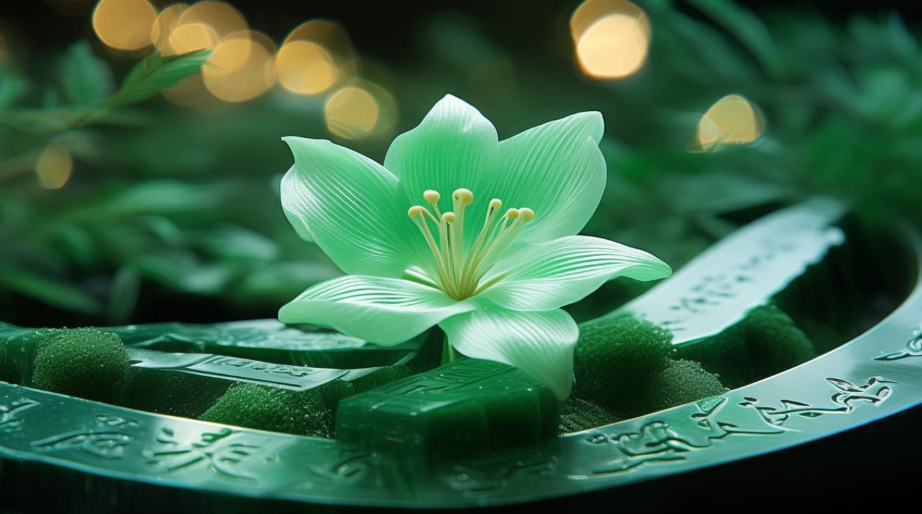 飘兰花翡翠寓意
