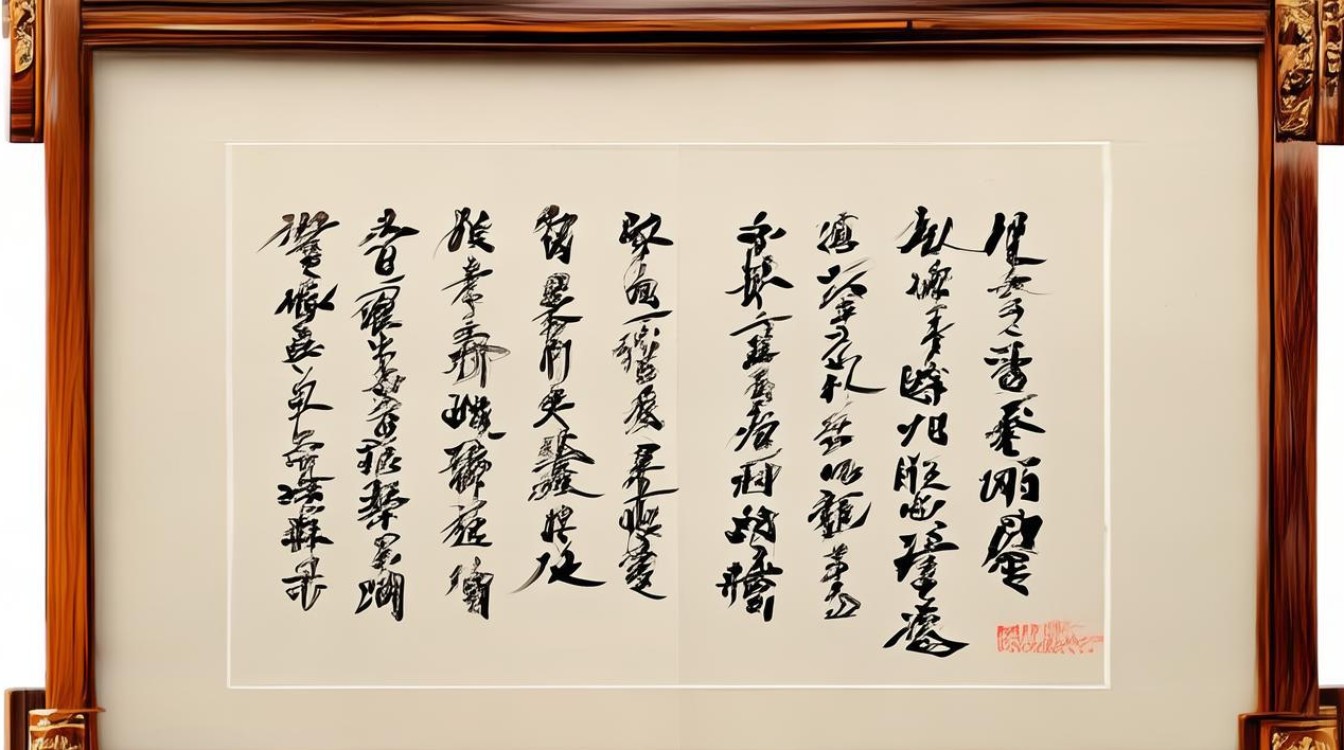 范曾书法对联