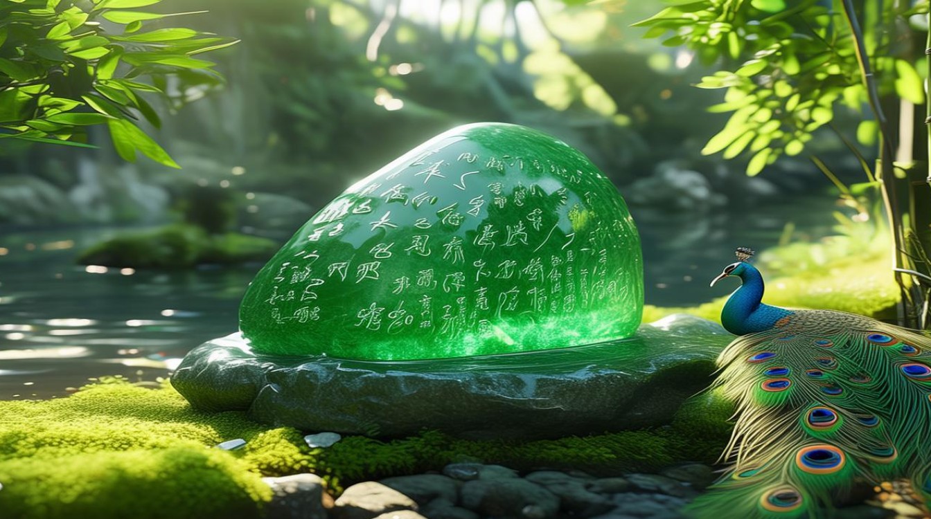 赞美翡翠玉诗句
