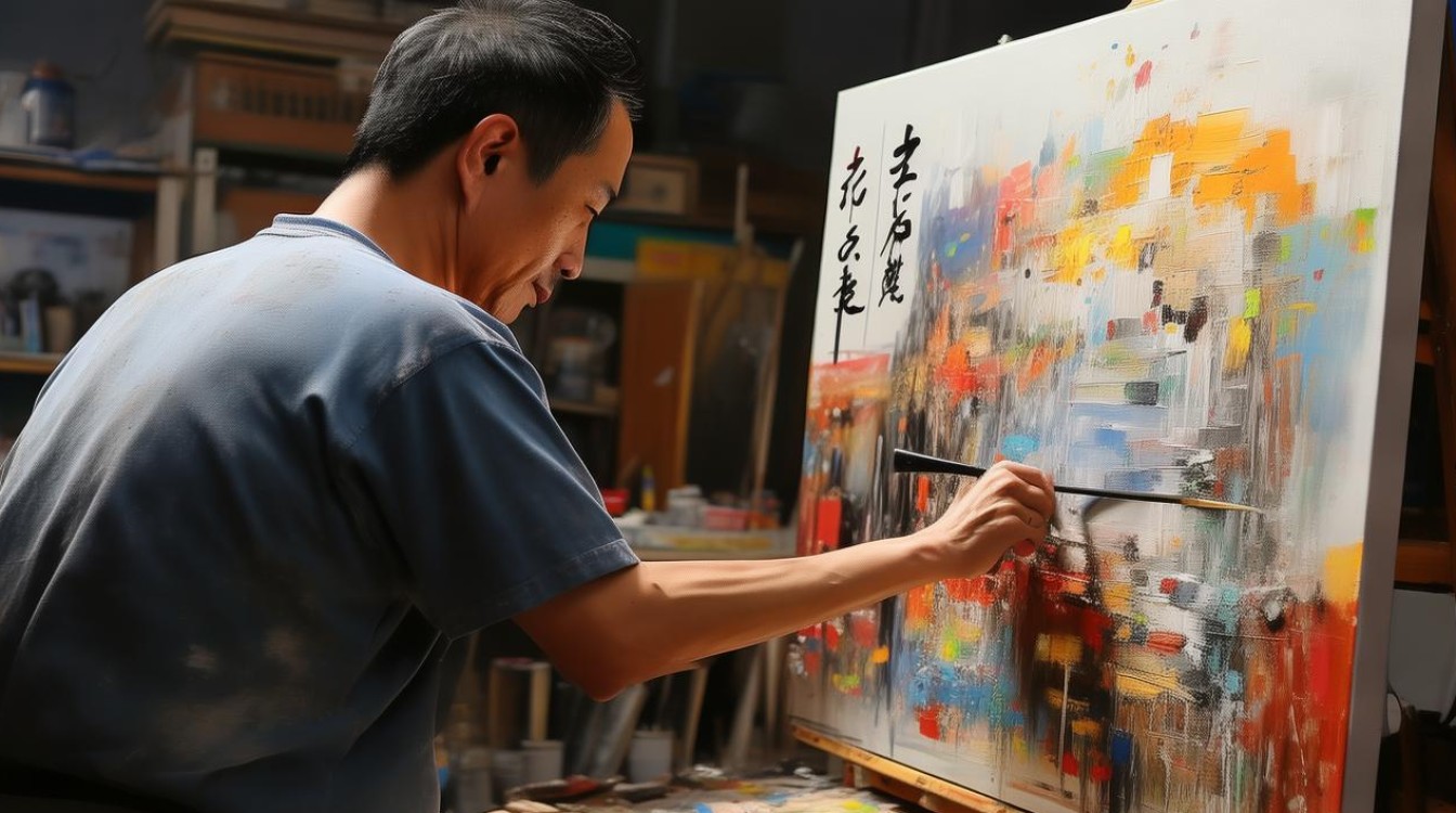 油画家黄茂强