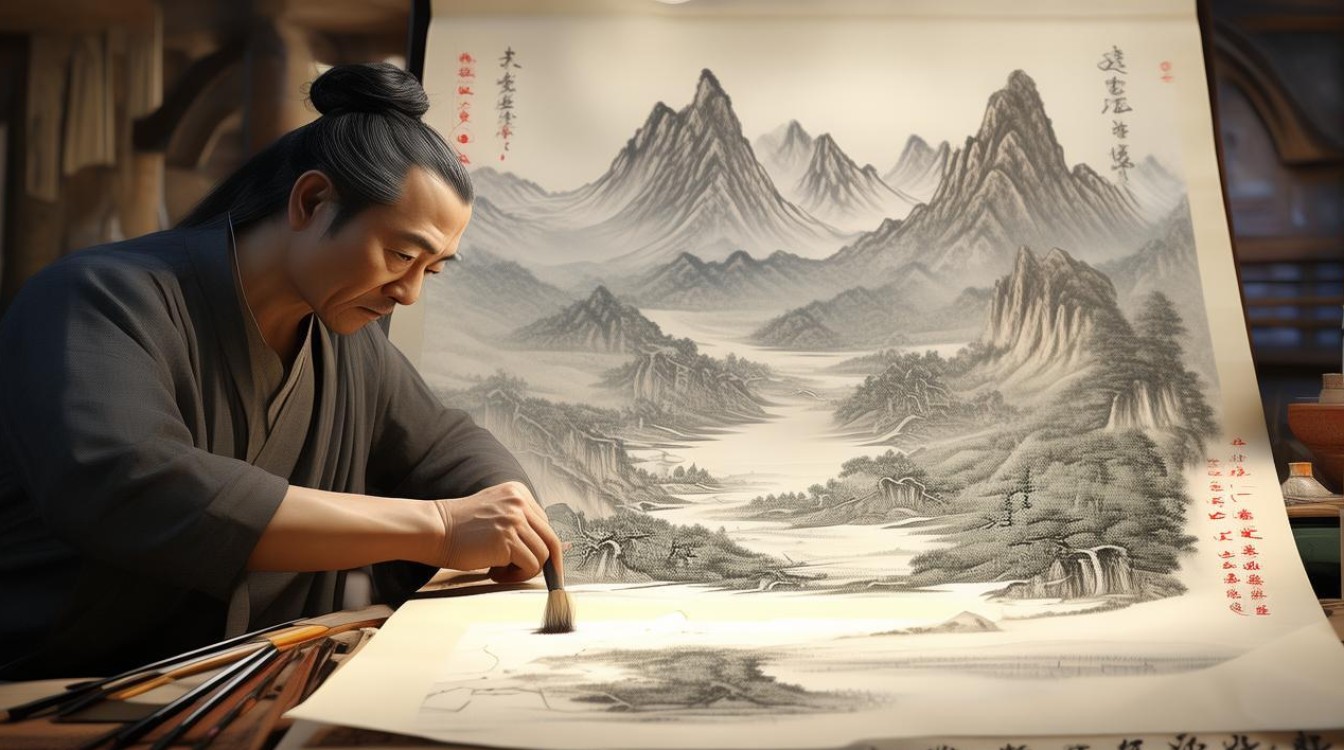 山水画家汤长书