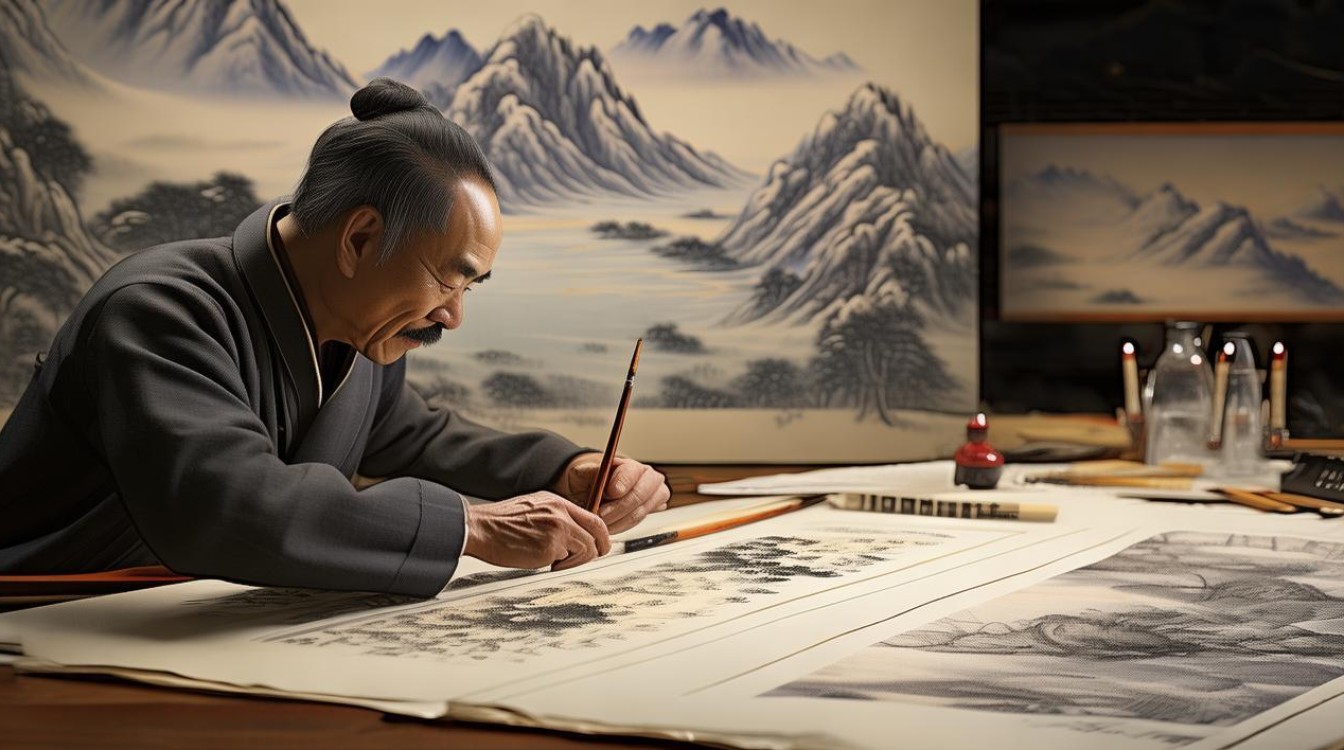 山水画家汤长书