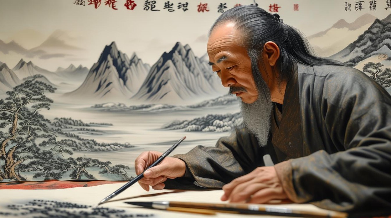 山水画家汤长书