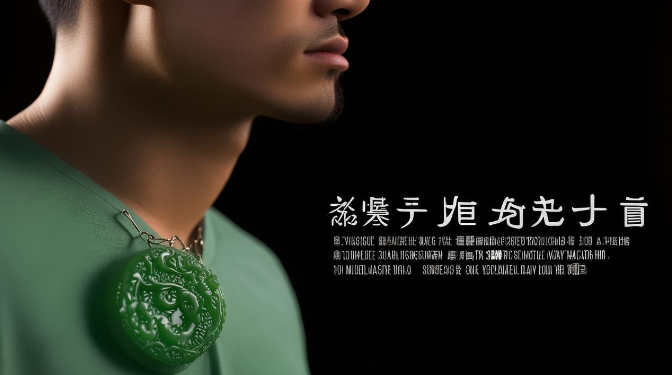 男士翡翠挂坠