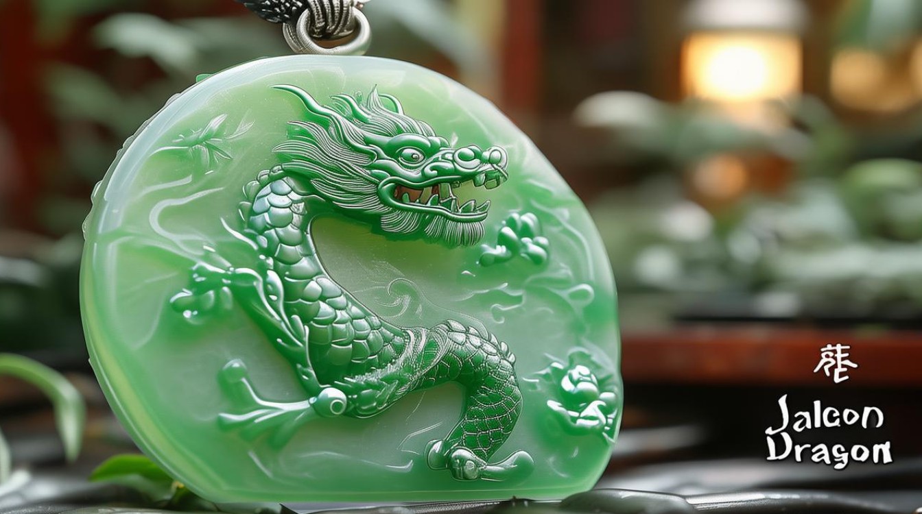 翡翠龙牌开光