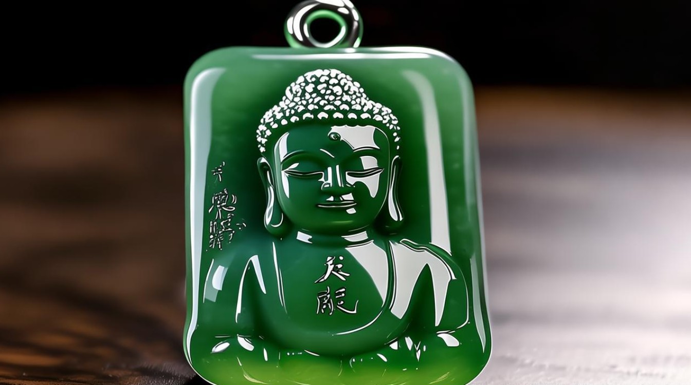 翡翠牌子佛图片
