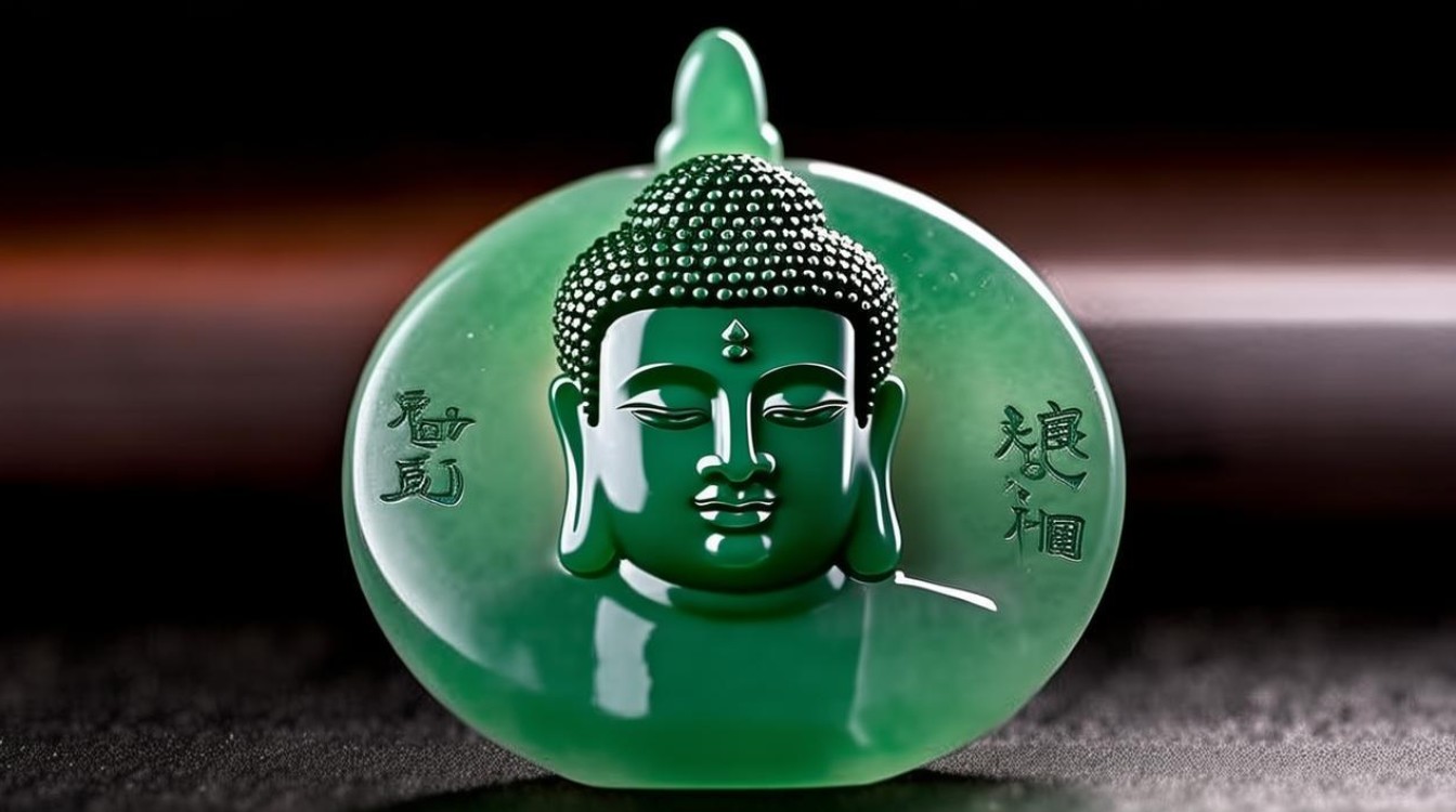 翡翠牌子佛图片