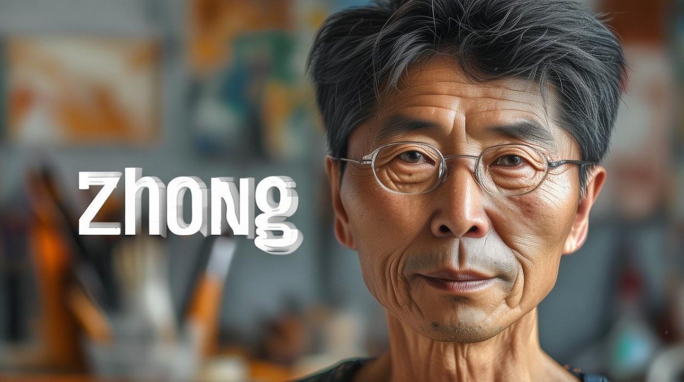 著名画家钟灵