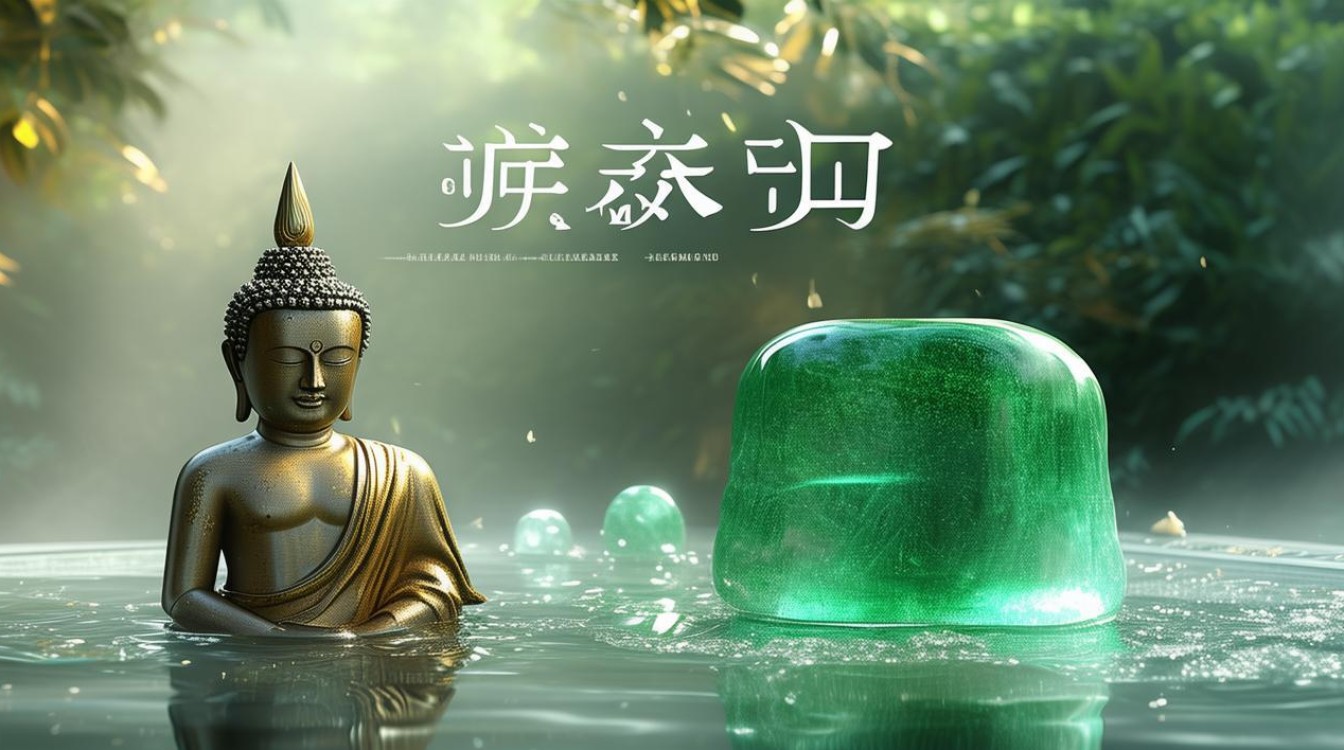 戴翡翠佛洗澡