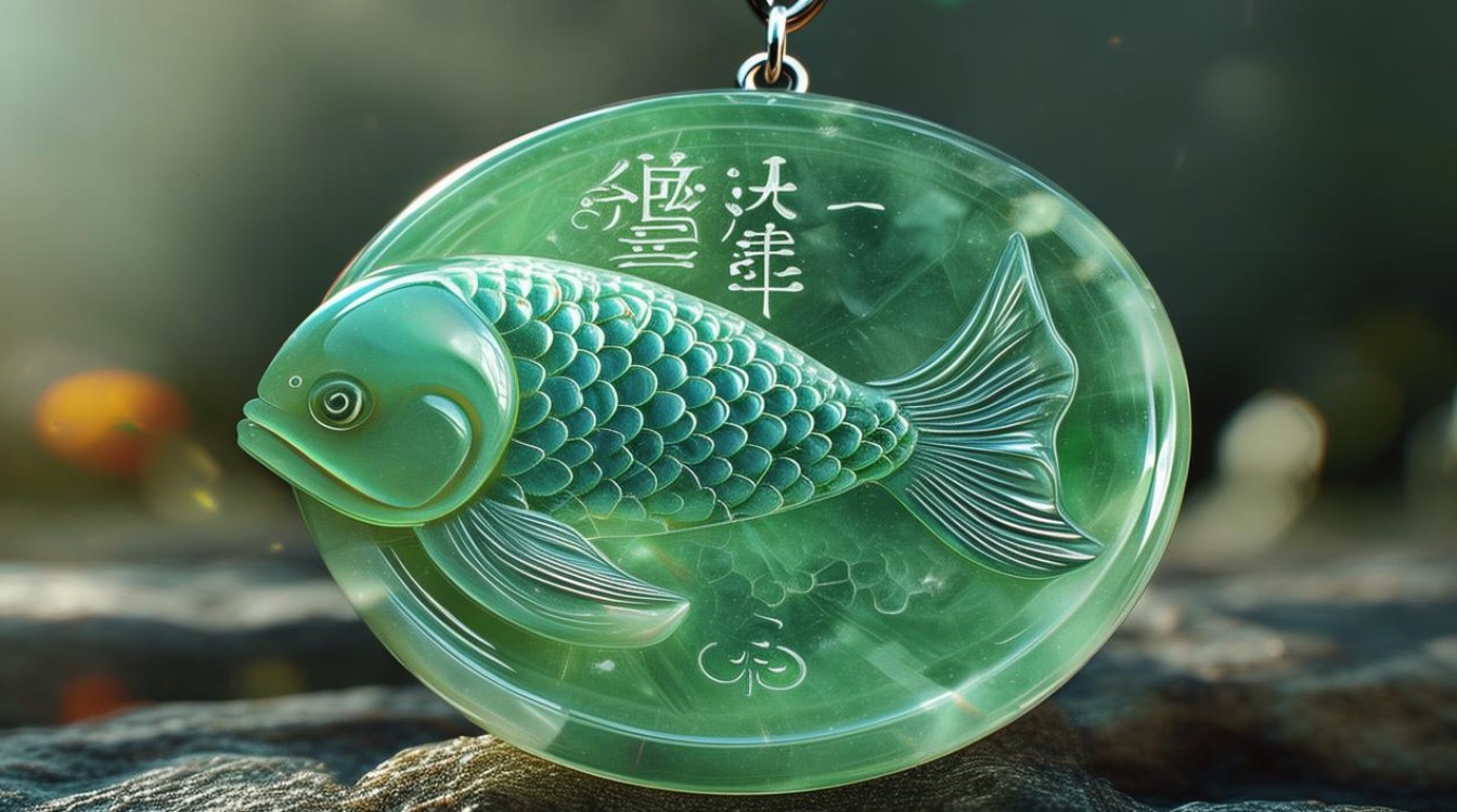 翡翠挂件鱼寓意