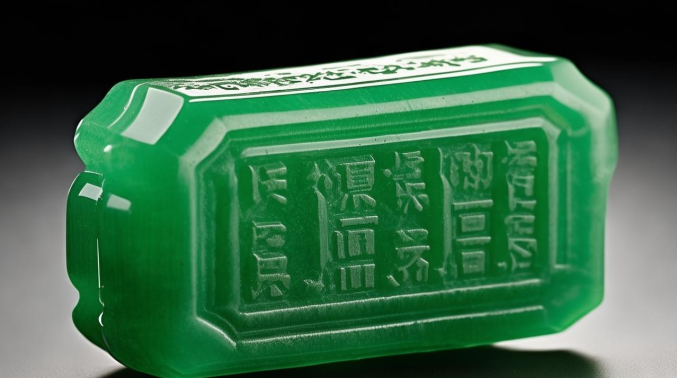 满豆绿翡翠图片
