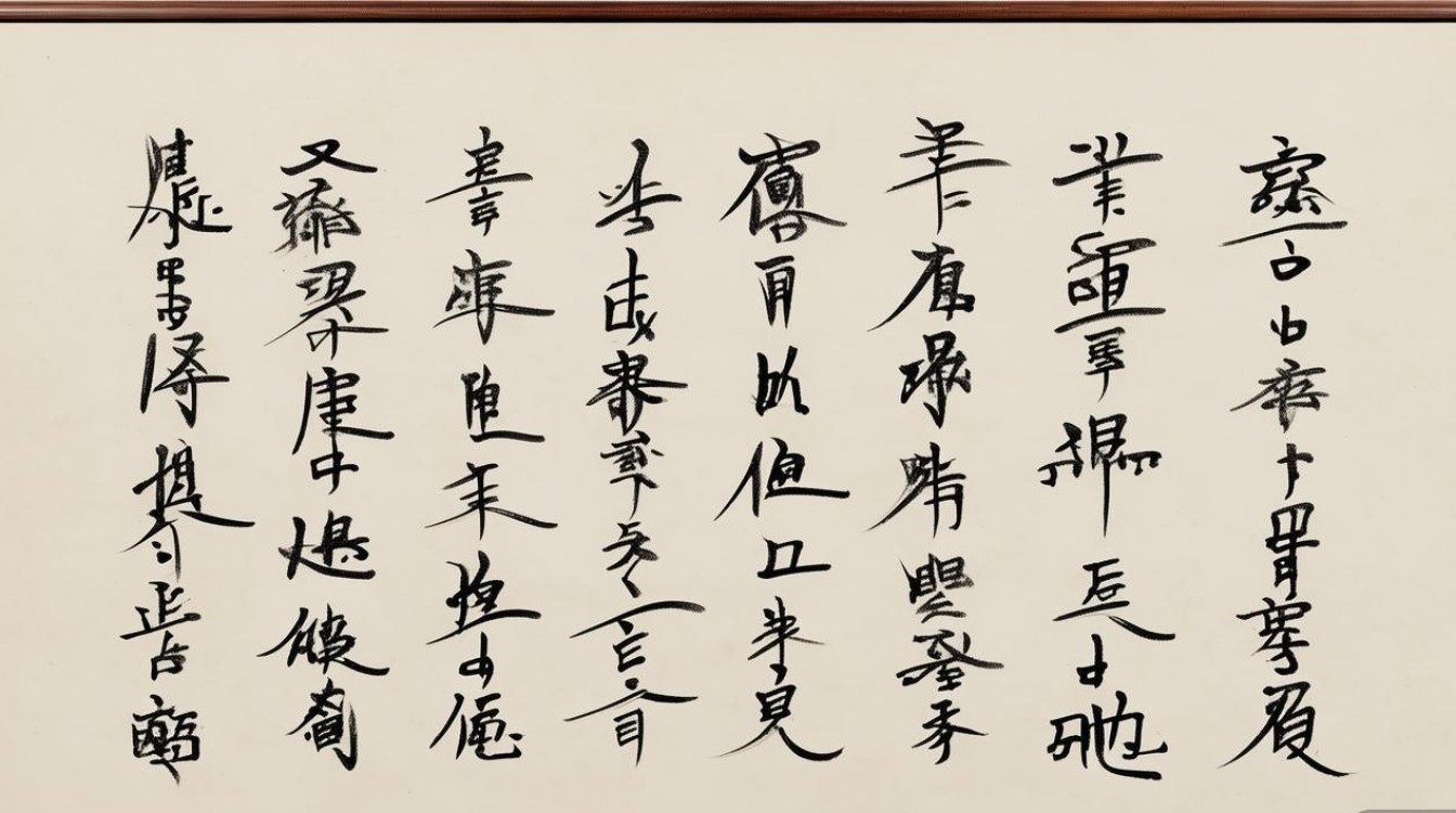 李华书法作品